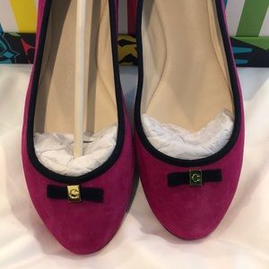 NIB fuscia ballet flats sz. 9.5
